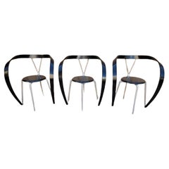 Modern Sculptural Revers Armchairs by Andrea Branzi for Cassina - Set of 3