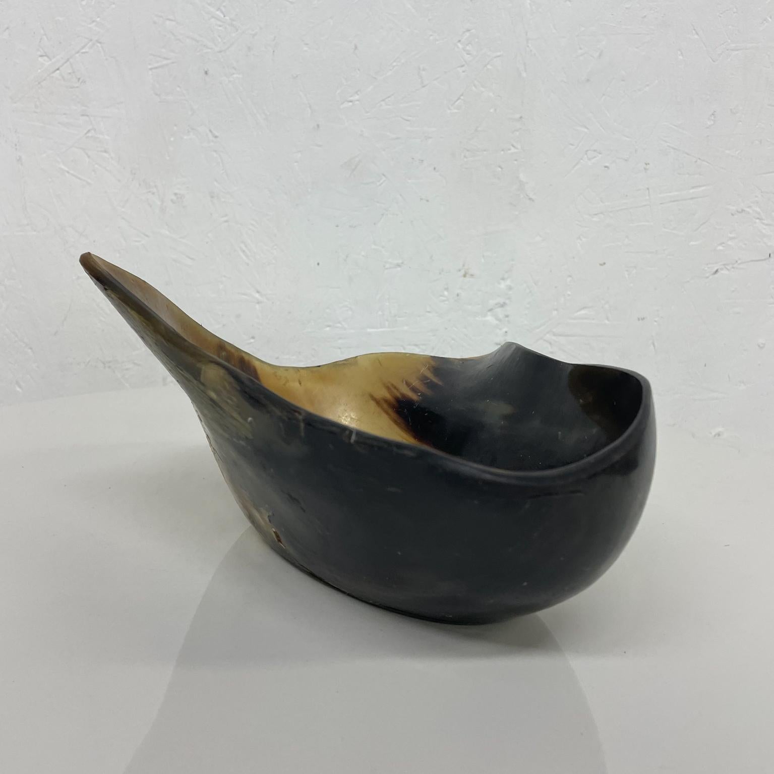 1950s Sculptural Modernism Organic Horn Bowl Austria  2