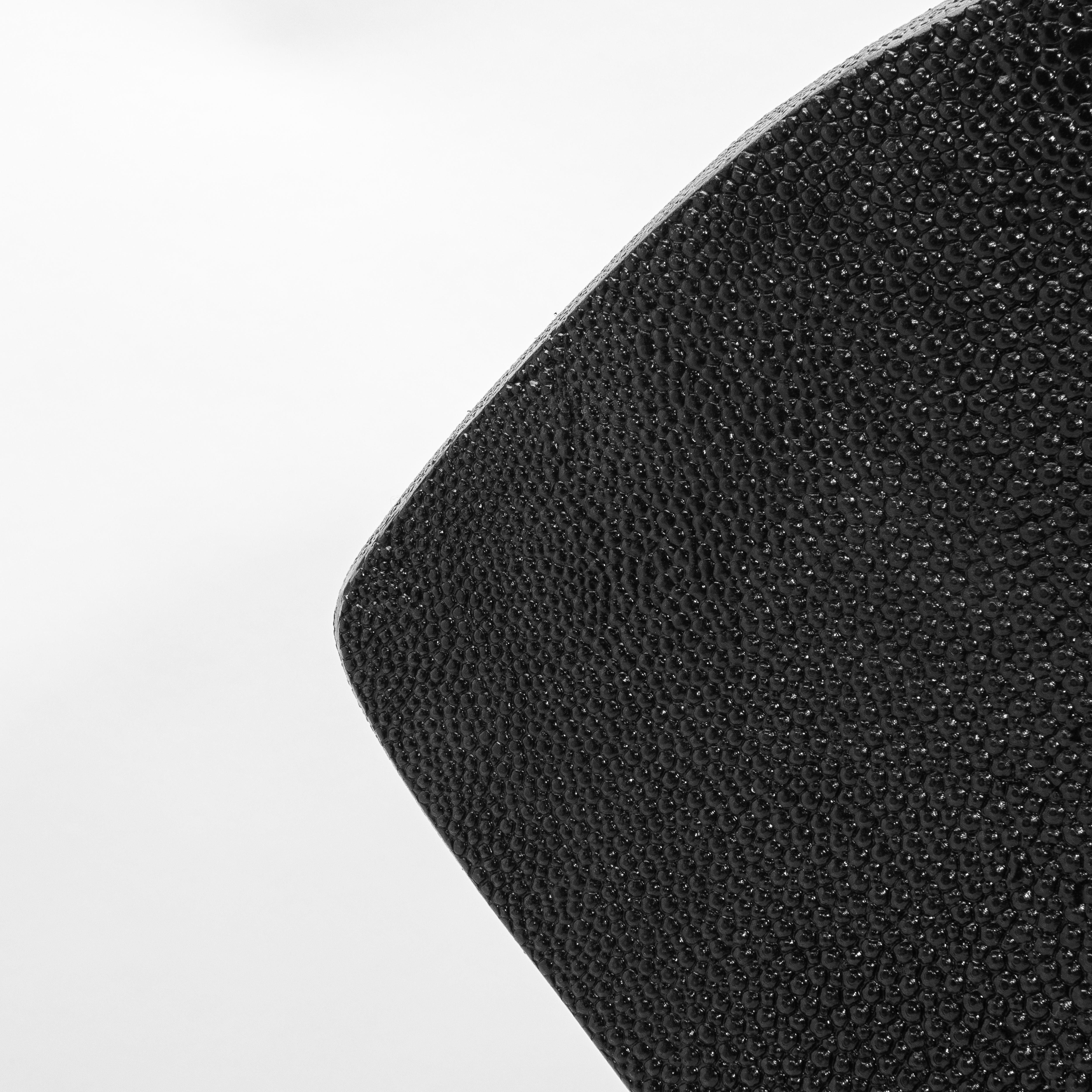 Modern Sculptural Vase in Black Shagreen by R&Y Augousti In New Condition For Sale In West Hollywood, CA
