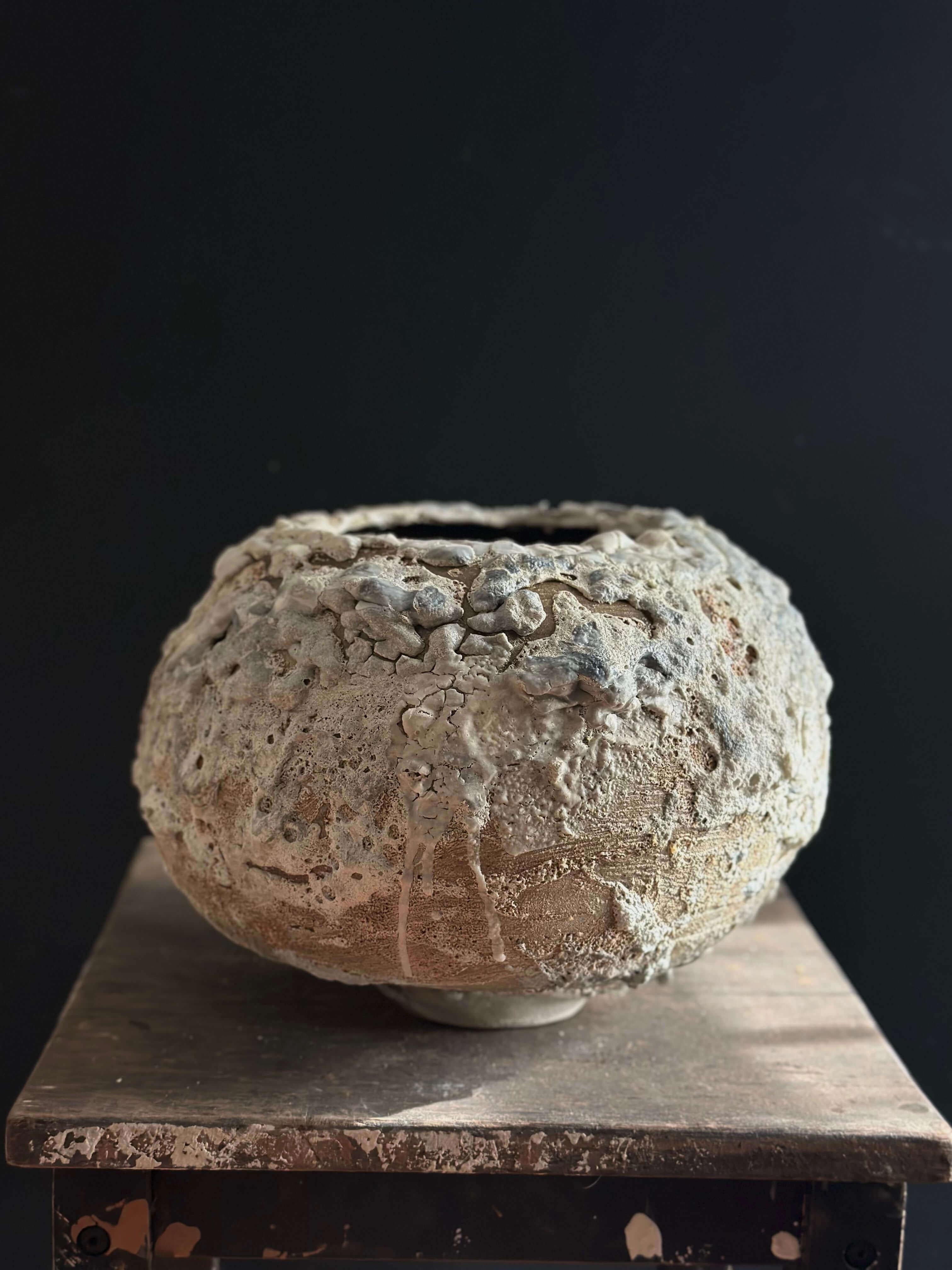 Contemporary Modern Sculptural Vase Inspired by Organic Forms For Sale
