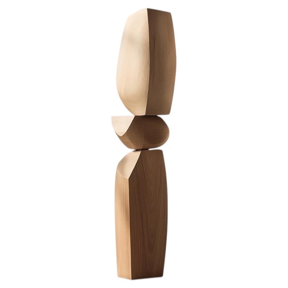Moderne Skulptur Wood Art by NONO Still Stand No130 Collection