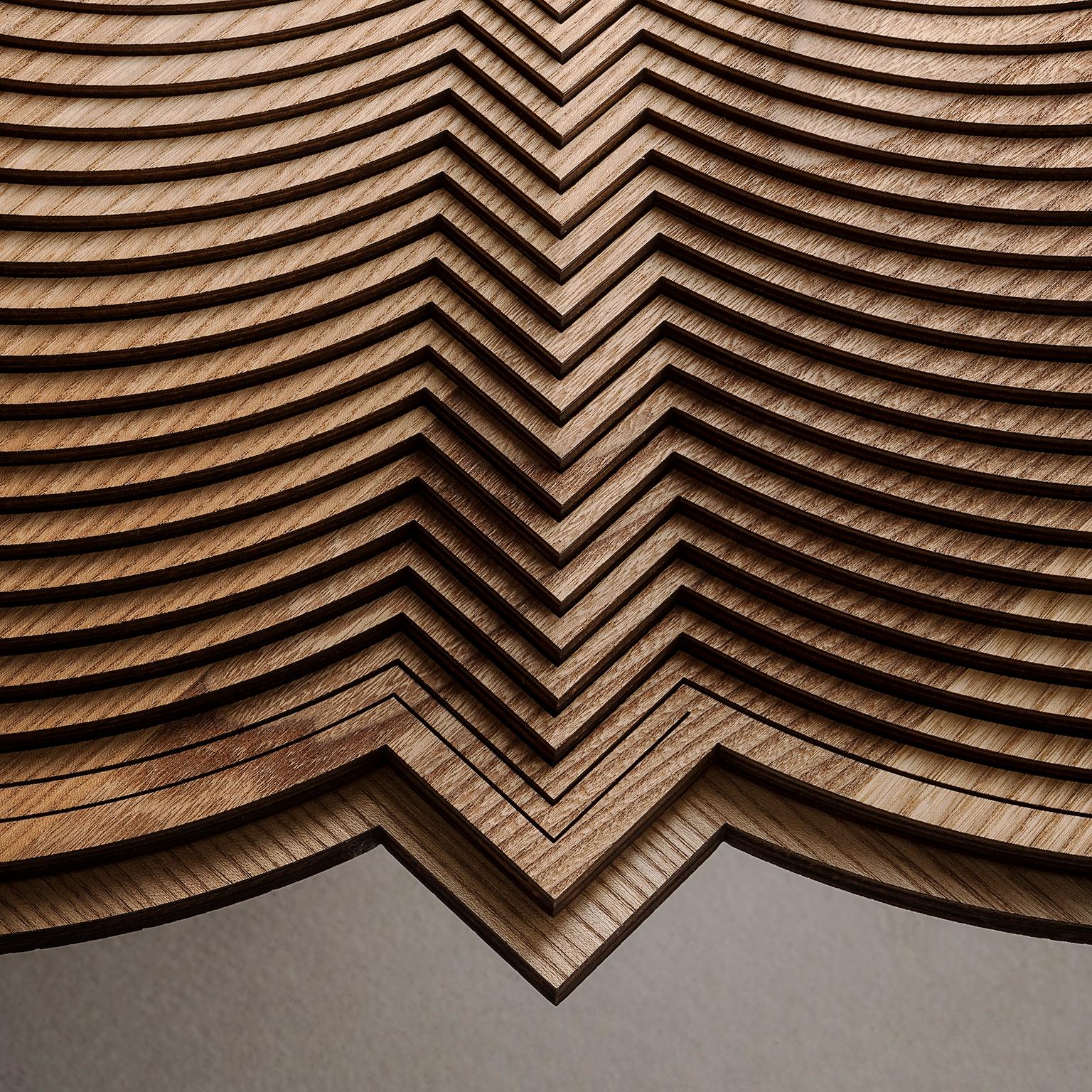 Italian Modern Sculptural Wood Coffee Table 