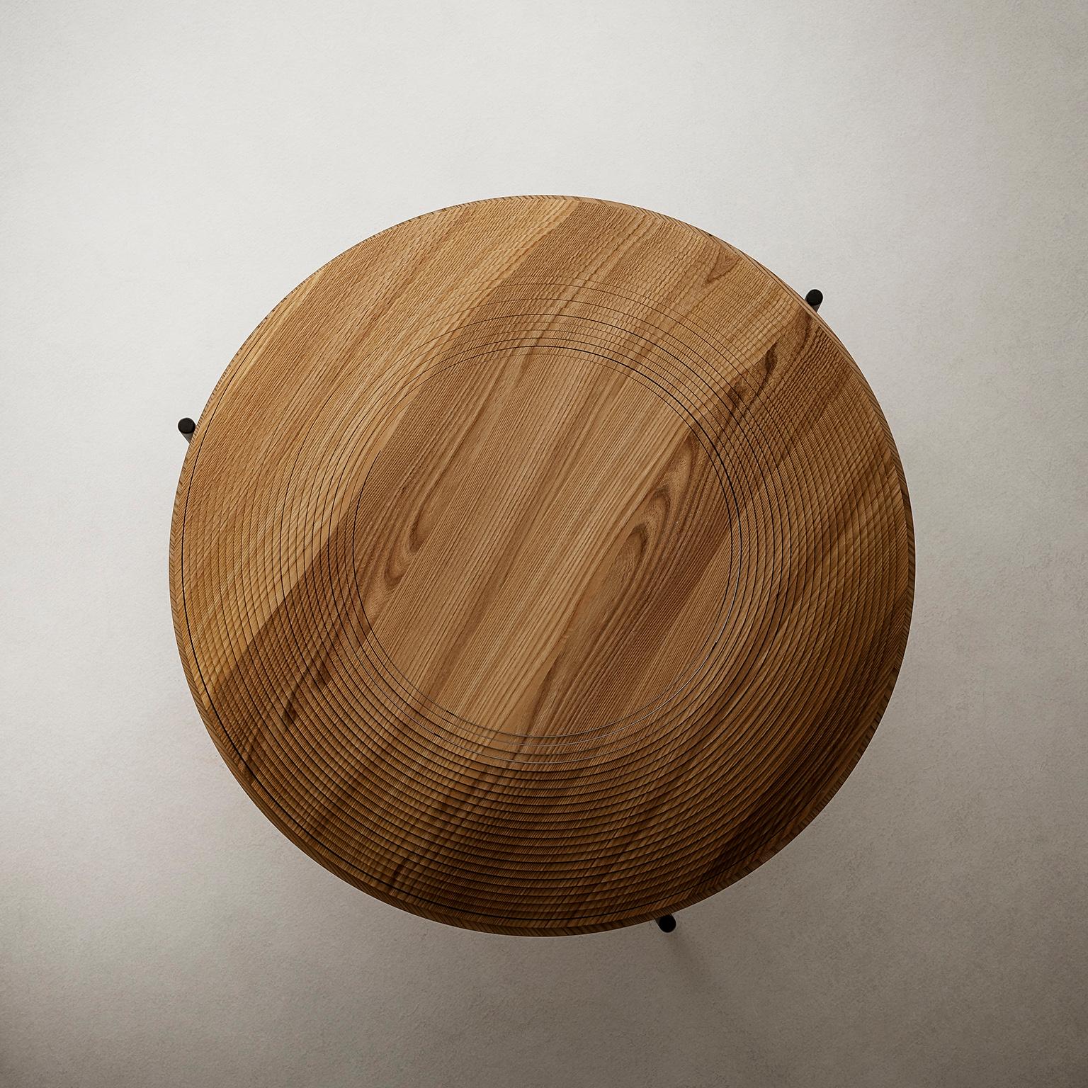 Table basse moderne sculpturale en bois « Dome 2 and 3 » de Sebastiano Bottos, Italie en vente 2