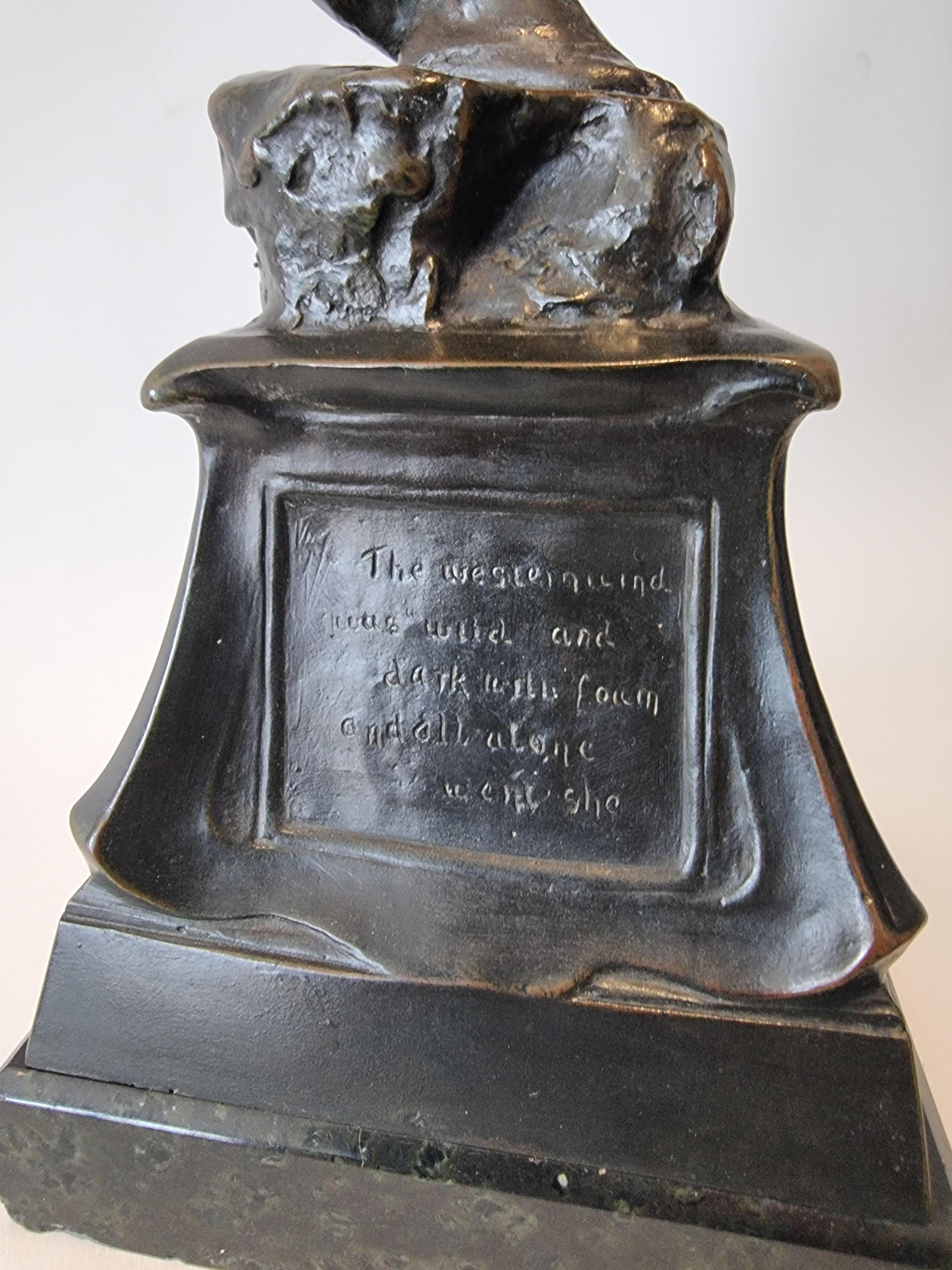 Patiné Bronze de l'école de sculpture moderne de Charles Leonard Hartwell RA en vente