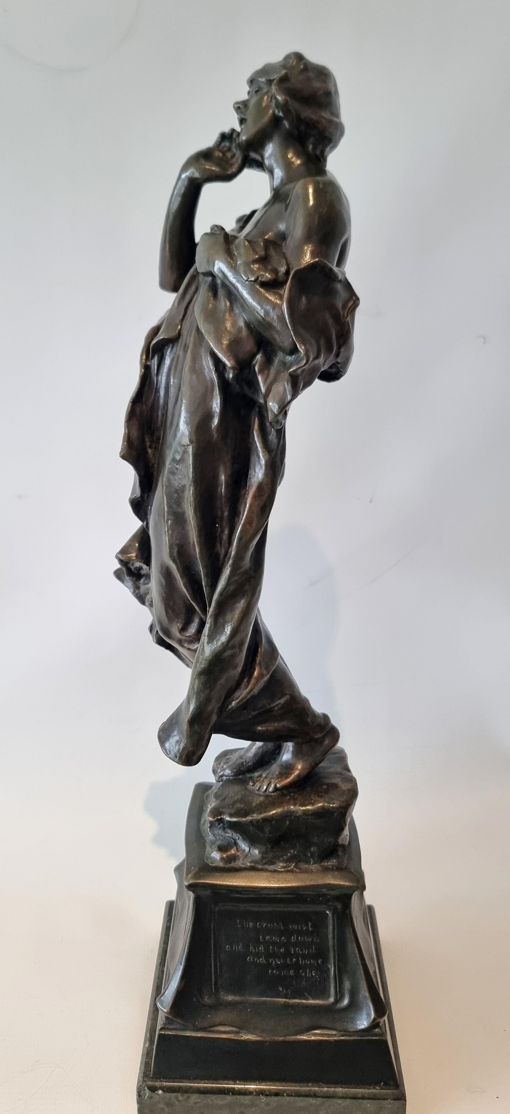 Modern Sculpture school bronze by Charles Leonard Hartwell RA For Sale 1