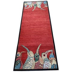 Modern Seascape Collection with Sandpipers, Made in India, 3-2x7-11 Runner