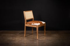 Modern Seating Chair Hide Hair in Arg Rosewood by Costantini, Recoleta in Stock