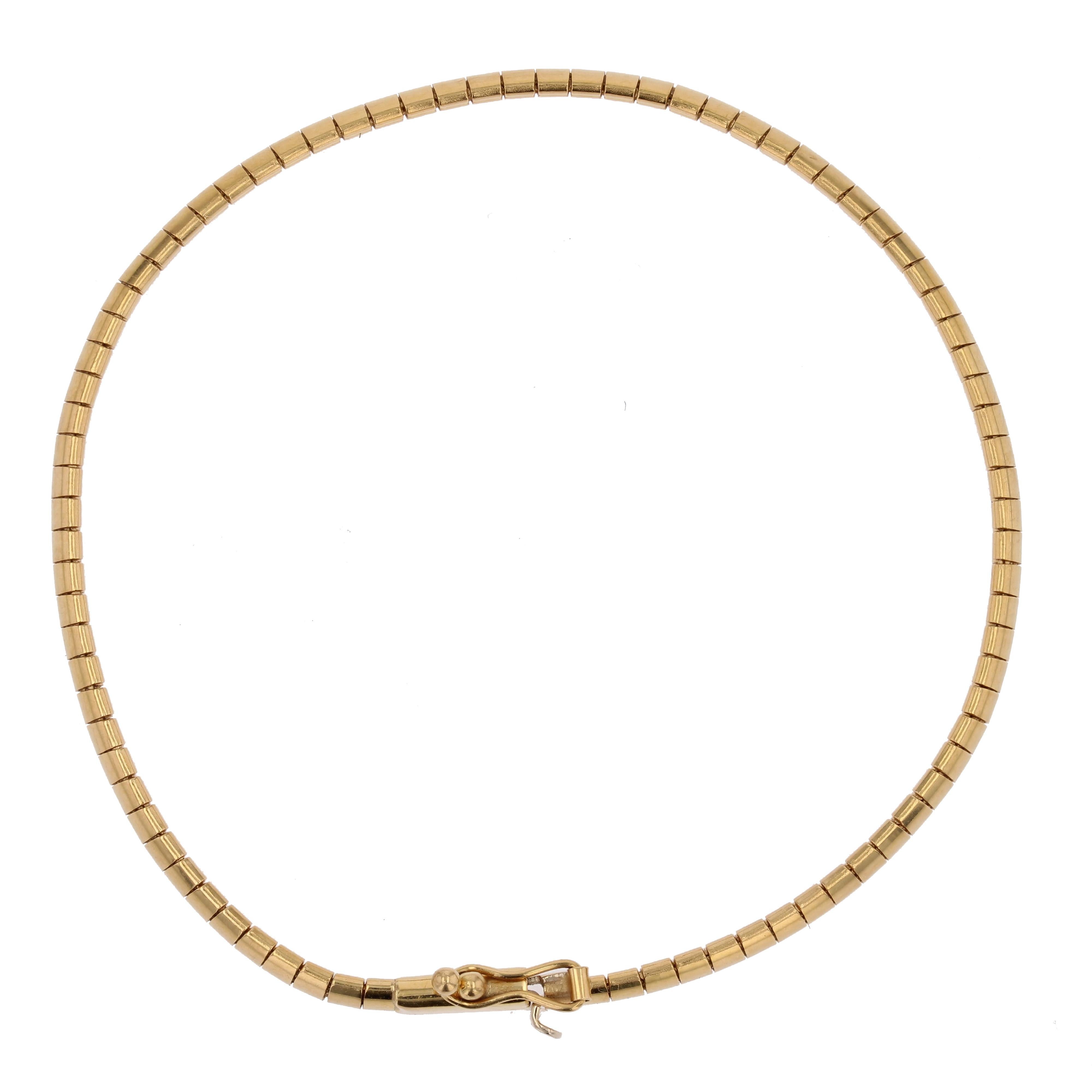 Bracciale Omega moderno di seconda mano in oro giallo 18 carati in vendita 2