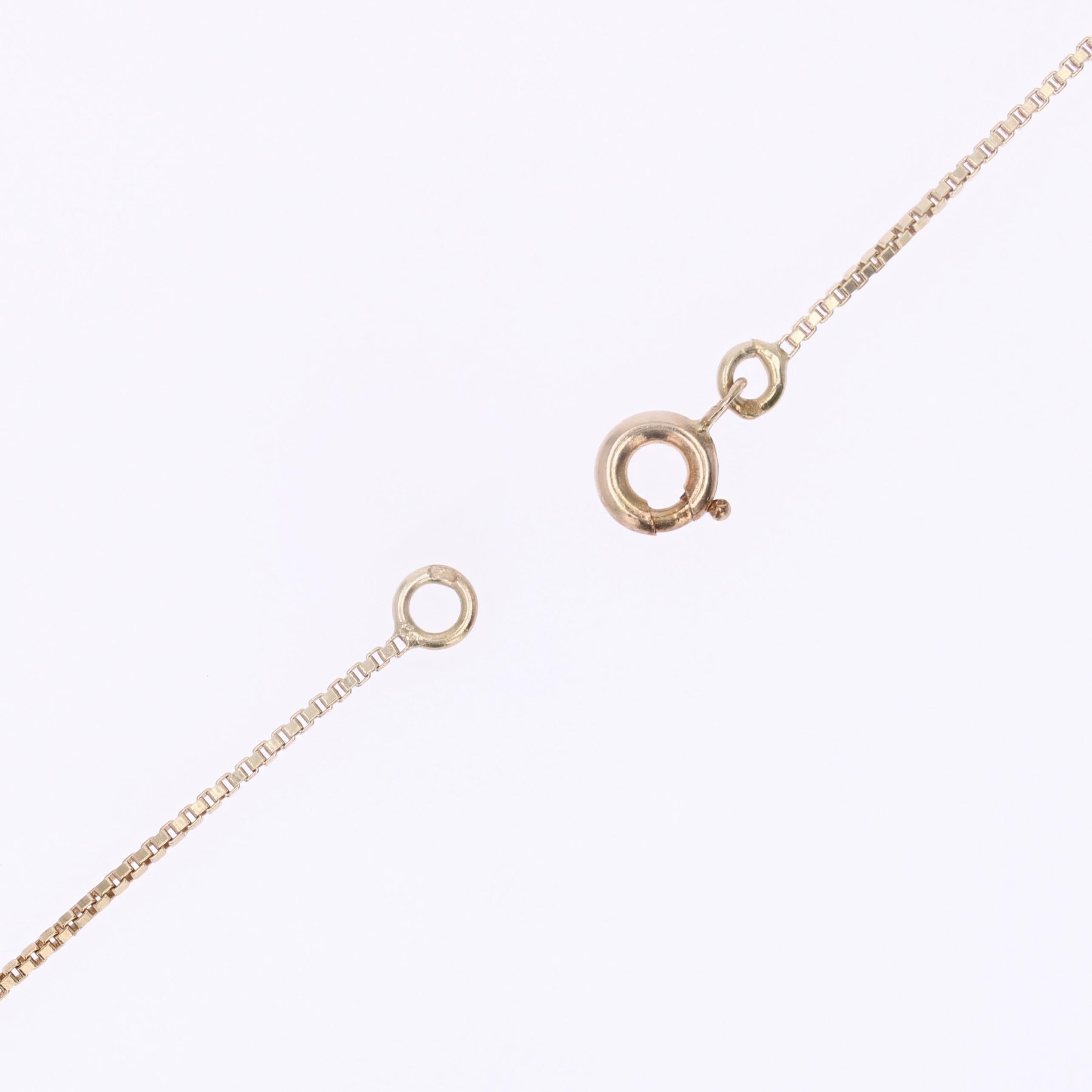 Collier pendentif moderne de seconde main en or jaune 18 carats avec péridot en vente 6