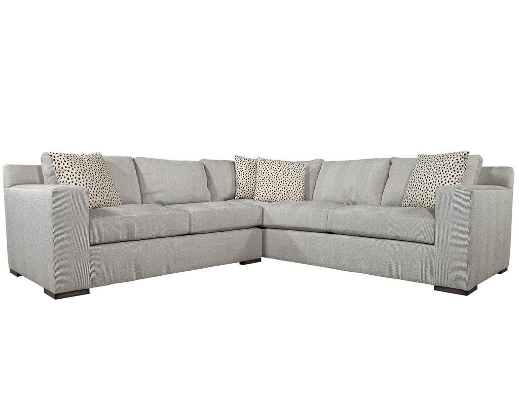 Contemporary Modern Sectional Sofa Jeffrey by EJ Victor