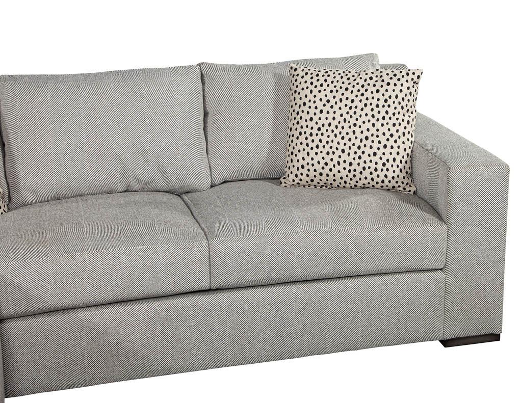 Fabric Modern Sectional Sofa Jeffrey by EJ Victor