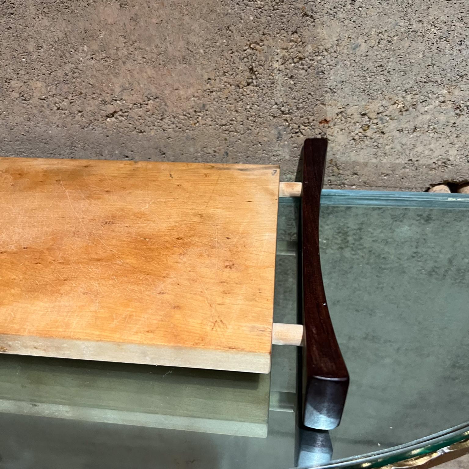 20ième siècle The Modernity Tray Board Platter Two-tone Wood en vente