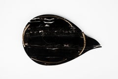 Bandeja de servicio moderna Portoro Mármol Latón Hecha a mano en Portugal by Lusitanus Home