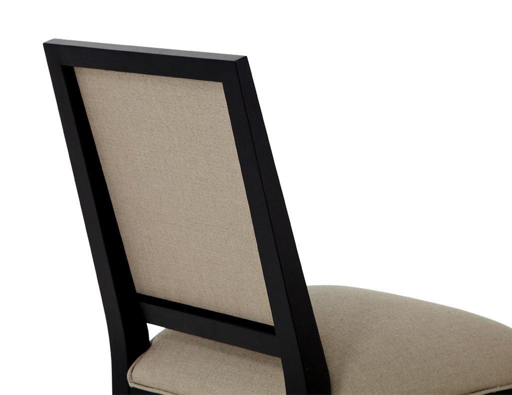 Modern Set of 6 Custom Contemporary Dining Side Chairs 1