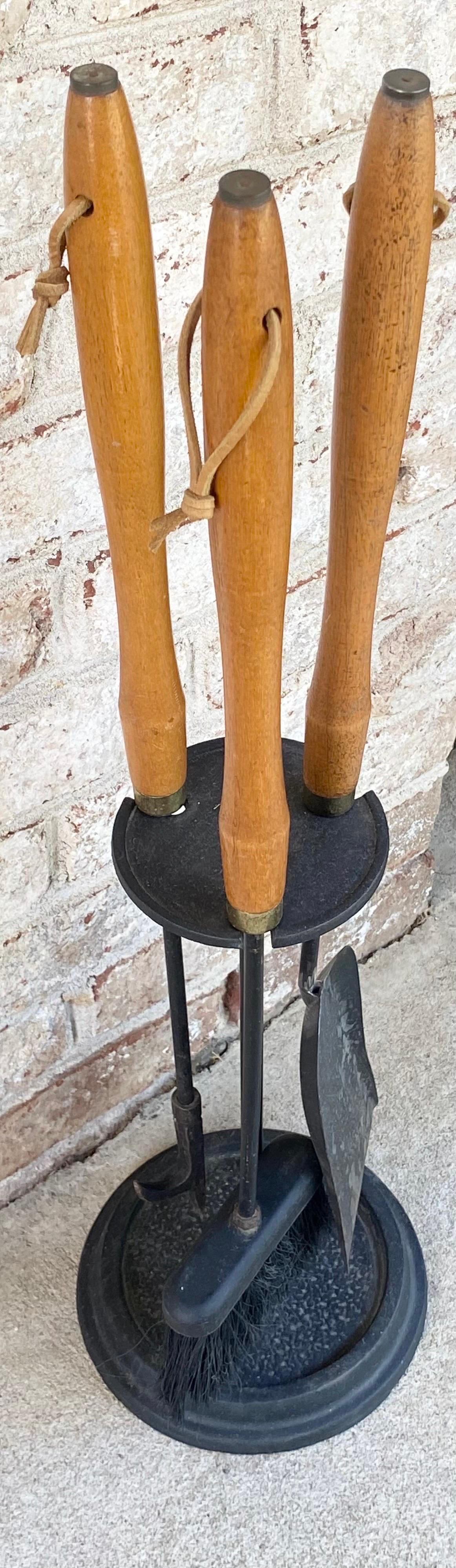 Modern Set of Fireplace Tools  For Sale 9