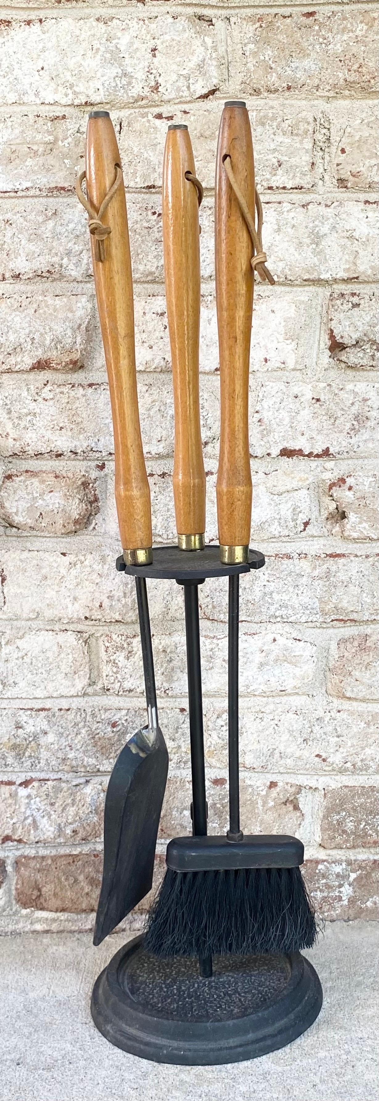 Modern Set of Fireplace Tools  For Sale 10