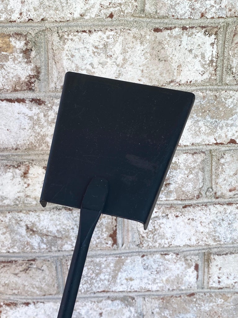 Modern set of Fireplace Tools with Wood Handles For Sale at 1stDibs