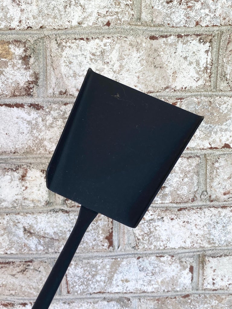 Modern set of Fireplace Tools with Wood Handles For Sale at 1stDibs