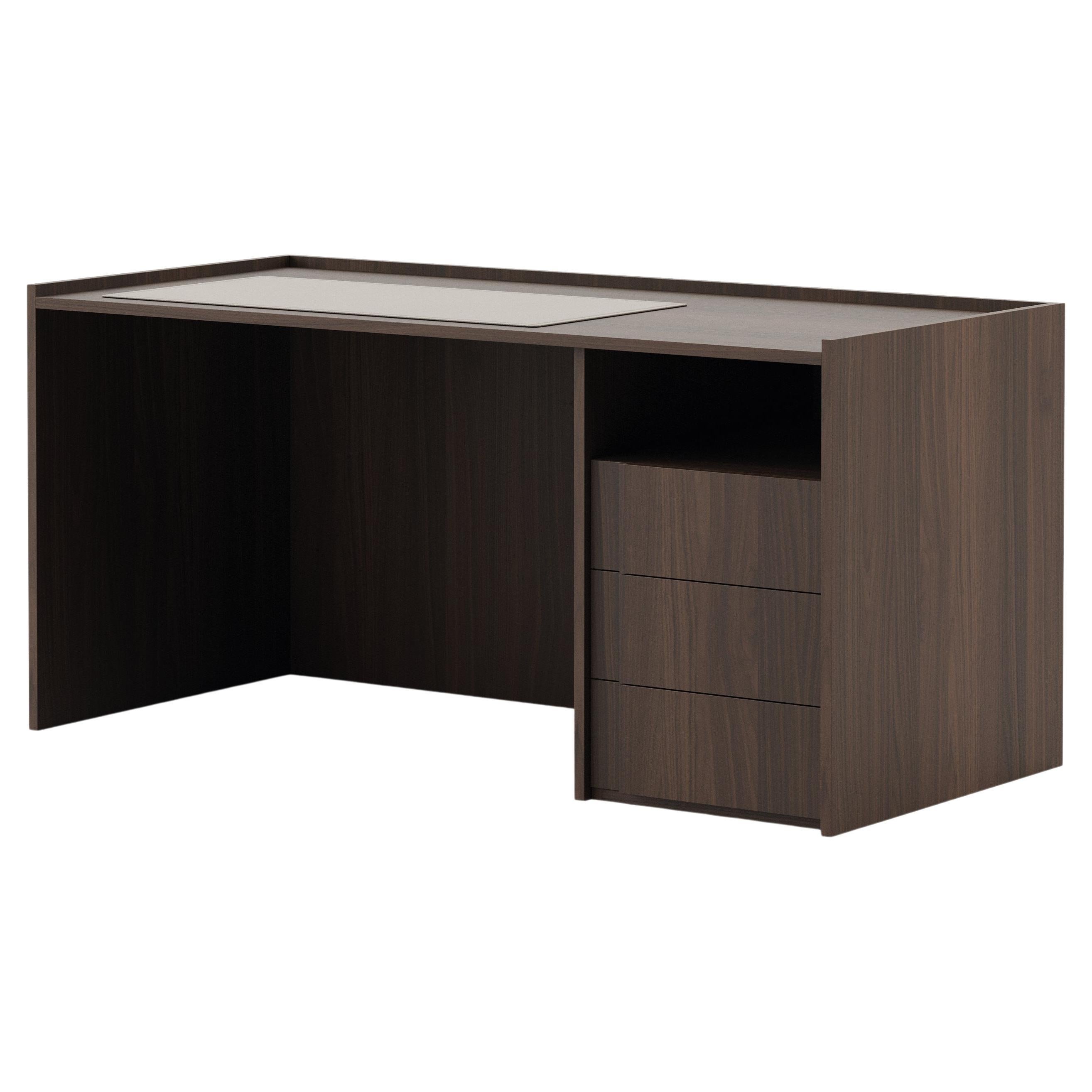 Bureau moderne The Moderns en noyer, fait à la main par Stylish Club en vente