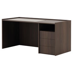 Modern Sevilha Desk Made with Walnut, Handmade by Stylish Club