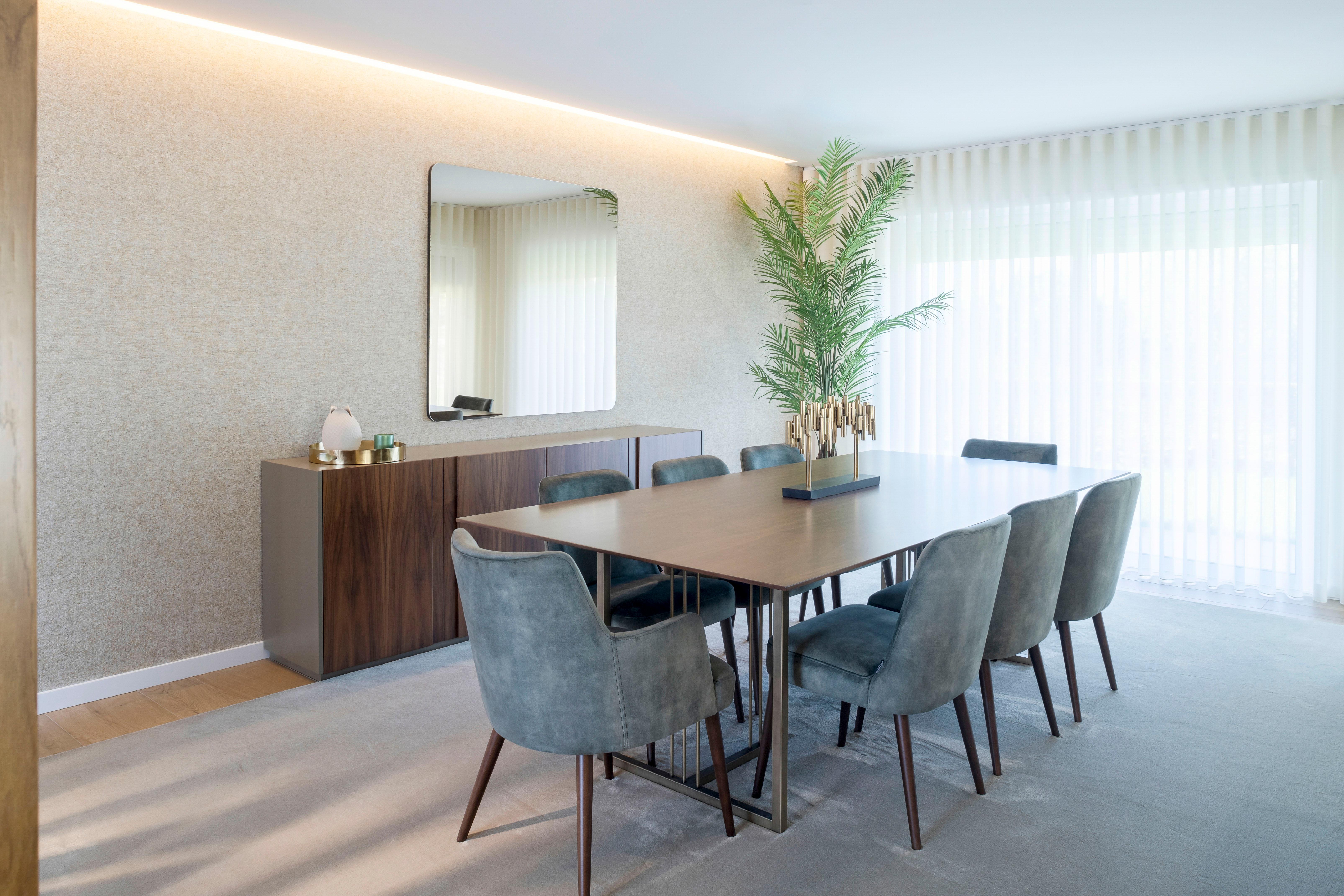 Woodwork Modern Sevilha Sideboard Made with Walnut, Handmade by Stylish Club For Sale