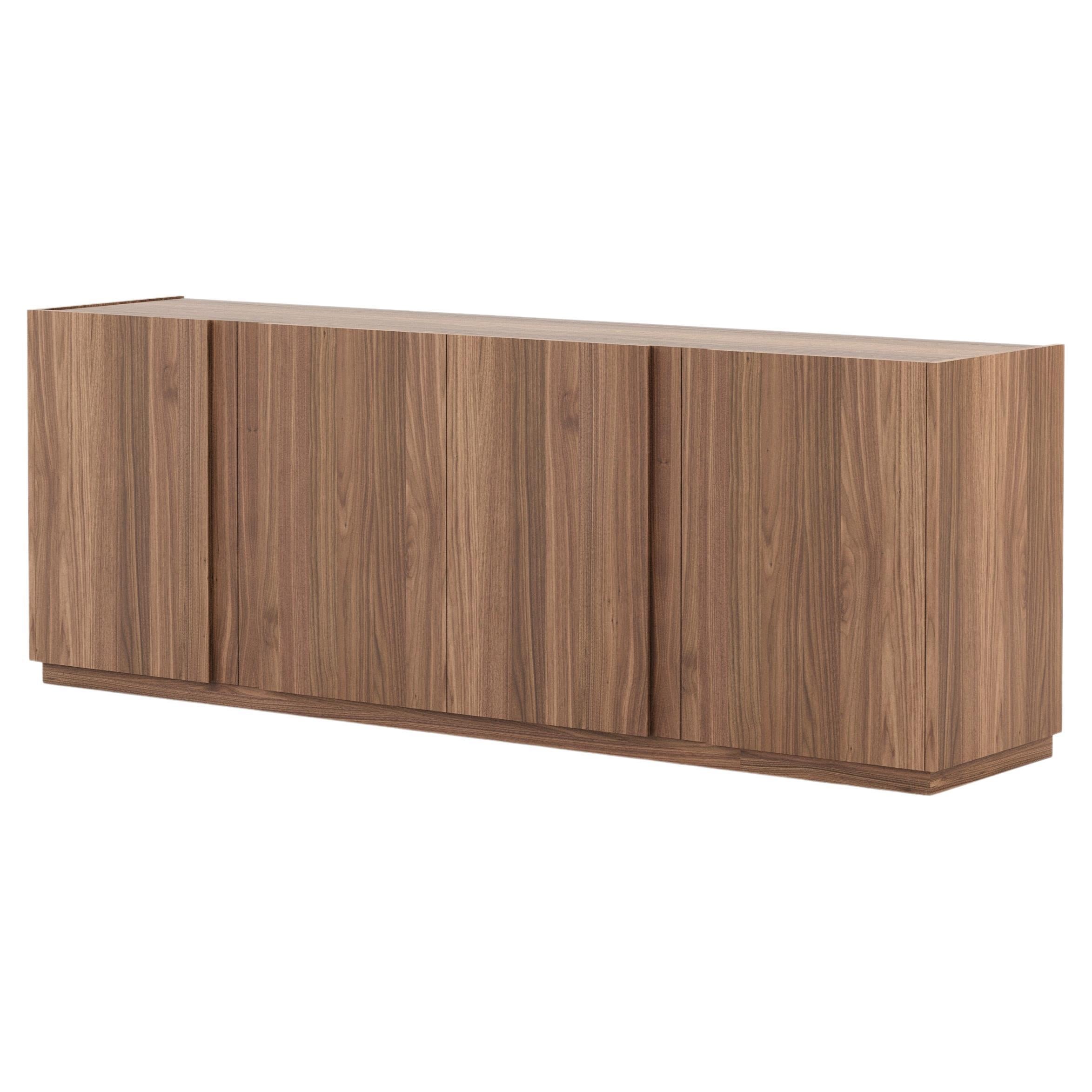 Modernes Sevilha-Sideboard aus Nussbaumholz, handgefertigt von Stylish Club