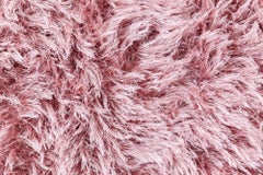 Modern Shaggy Rug in Pink Tones by Doris Leslie Blau