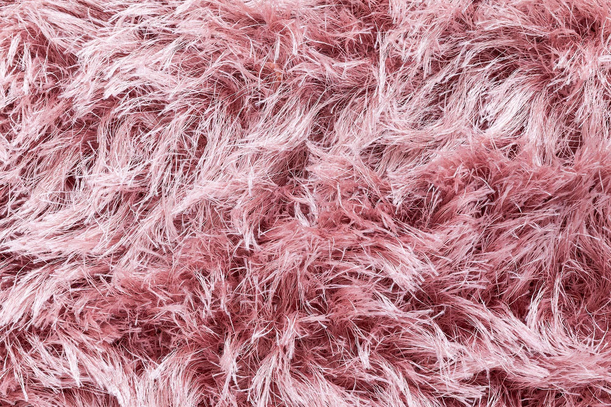 Tapis moderne Shaggy dans les tons roses par Doris Leslie Blau Neuf - En vente à New York, NY