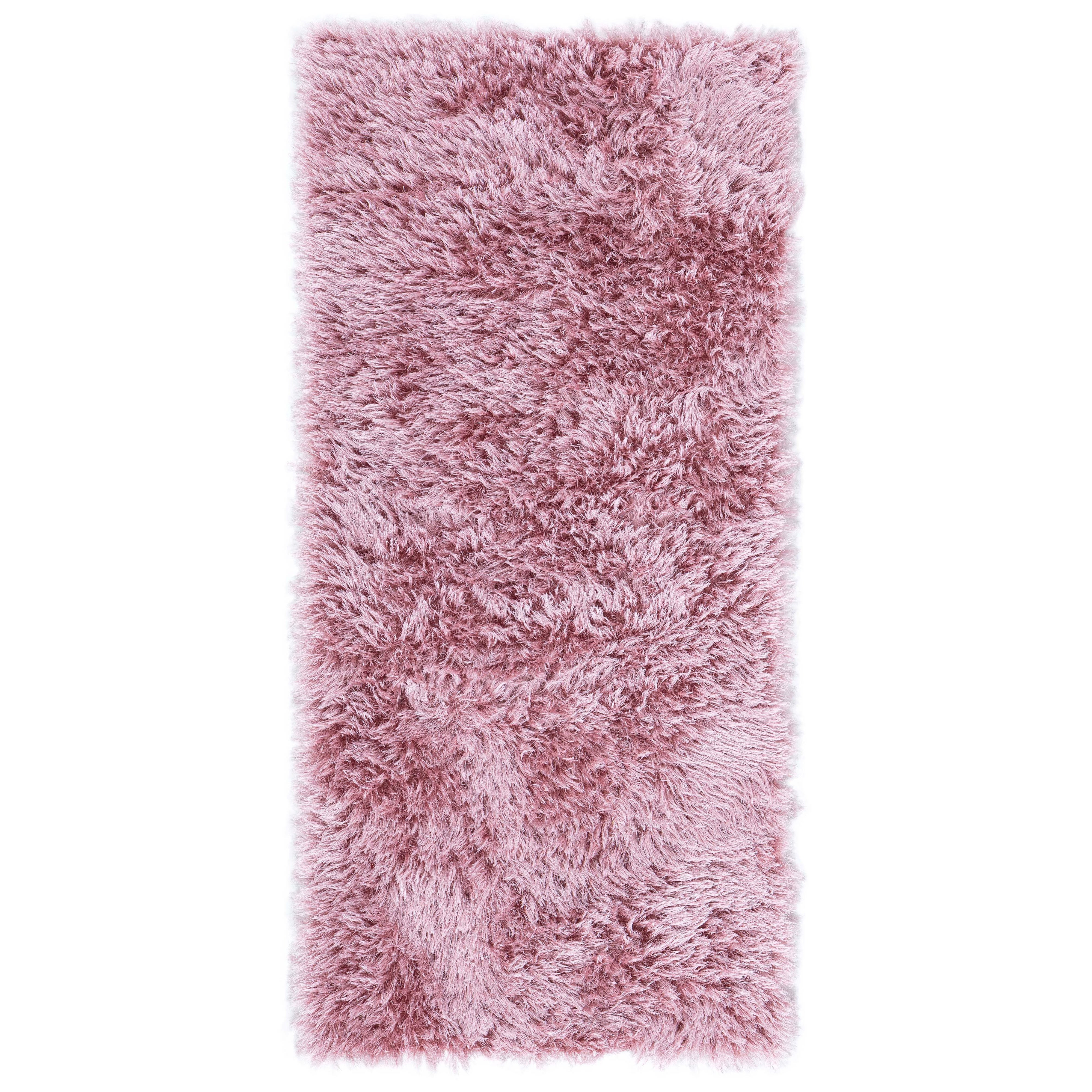 Tappeto moderno Shaggy nei toni del rosa di Doris Leslie Blau in vendita