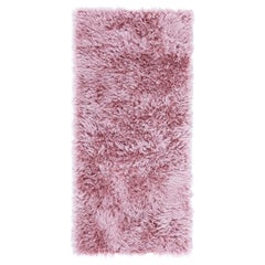 Modern Shaggy Rug in Pink Tones by Doris Leslie Blau