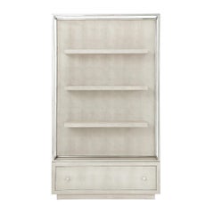 Modern Shagreen Bookcase, Light