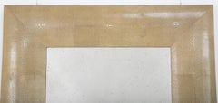 Modern Shagreen Rectangular Mirror