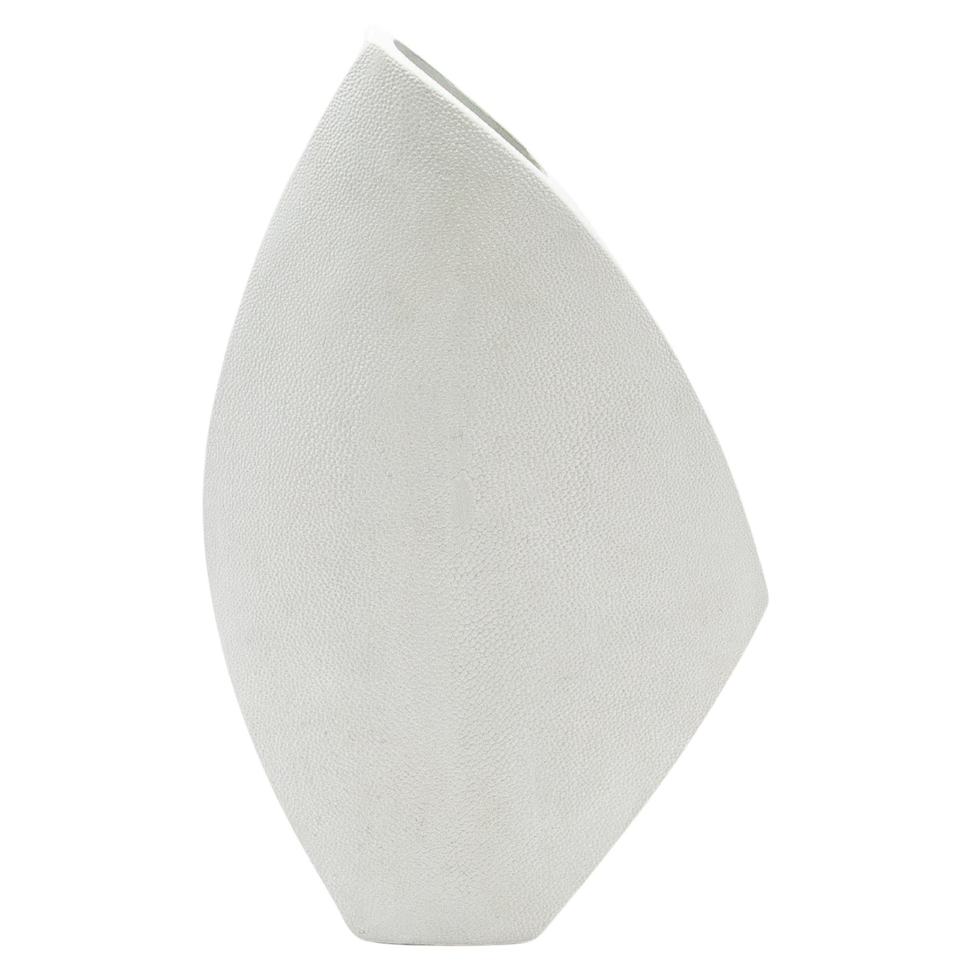 Modern Shagreen Vase by R&Y Augousti