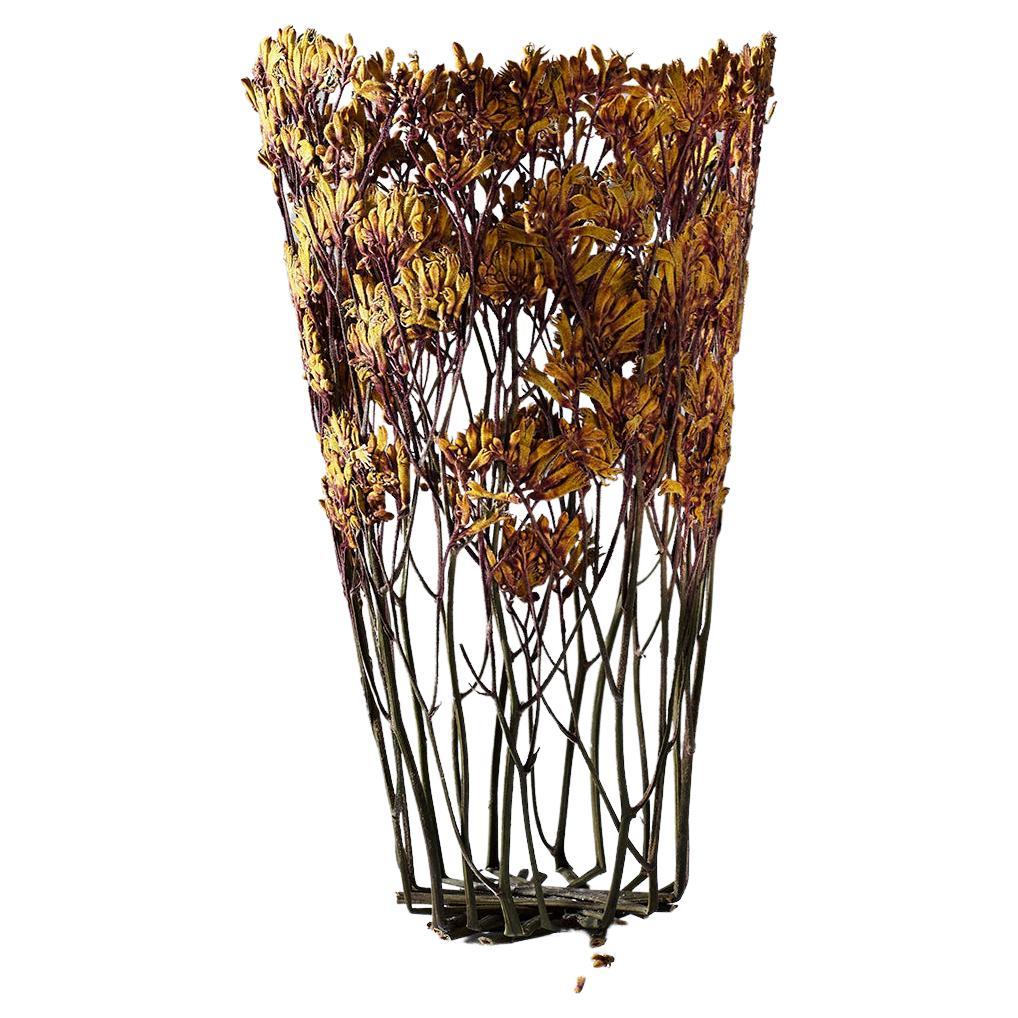 Sculpture de vase moderne colorée à fleurs séchées Dilmos Edizioni de Shannon Clegg en vente