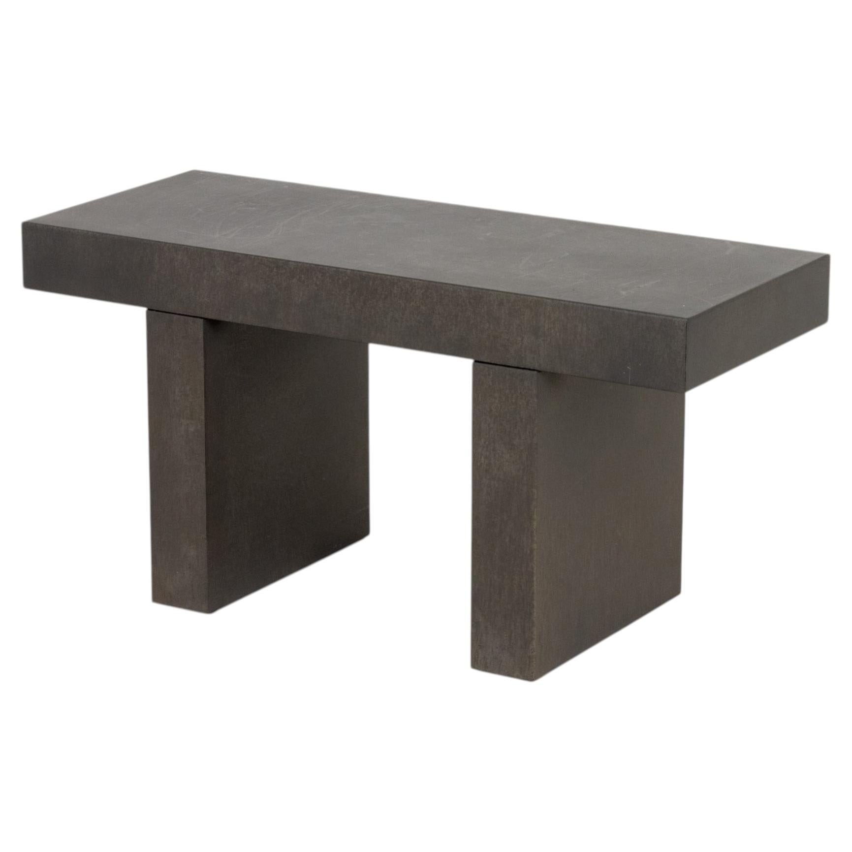 Modern Sheet Iron Metal Bench