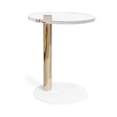 Waterproof Outdoor Side Table Gold-Plated Stainless Steel