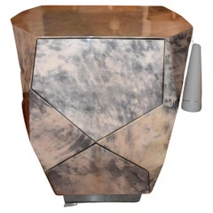 Modern Side Table Cover with Parchment
