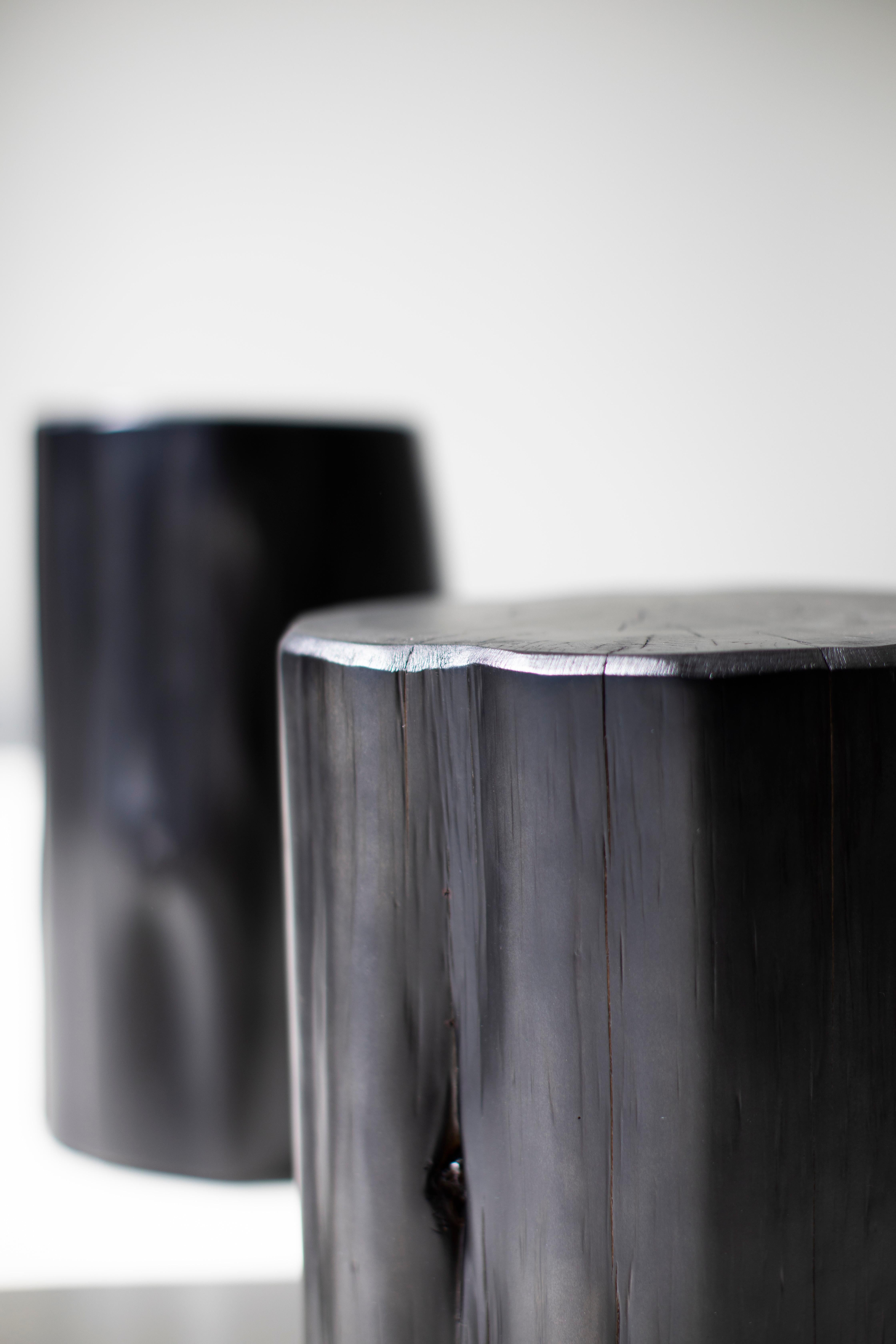 North American Modern Side Tables, Black For Sale