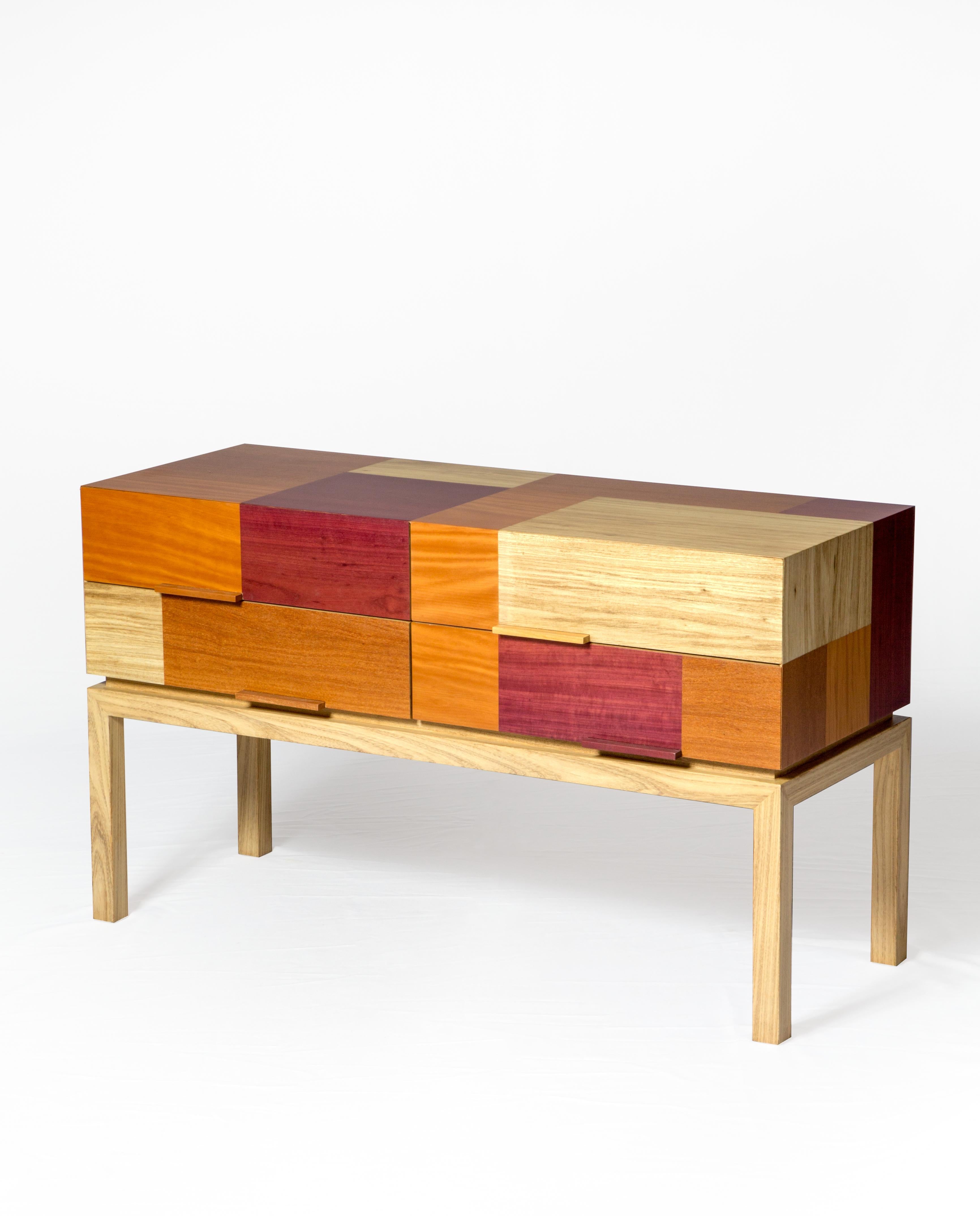 Contemporary Modern Sideboard By Ivan Rezende in Brazilian Wood  For Sale