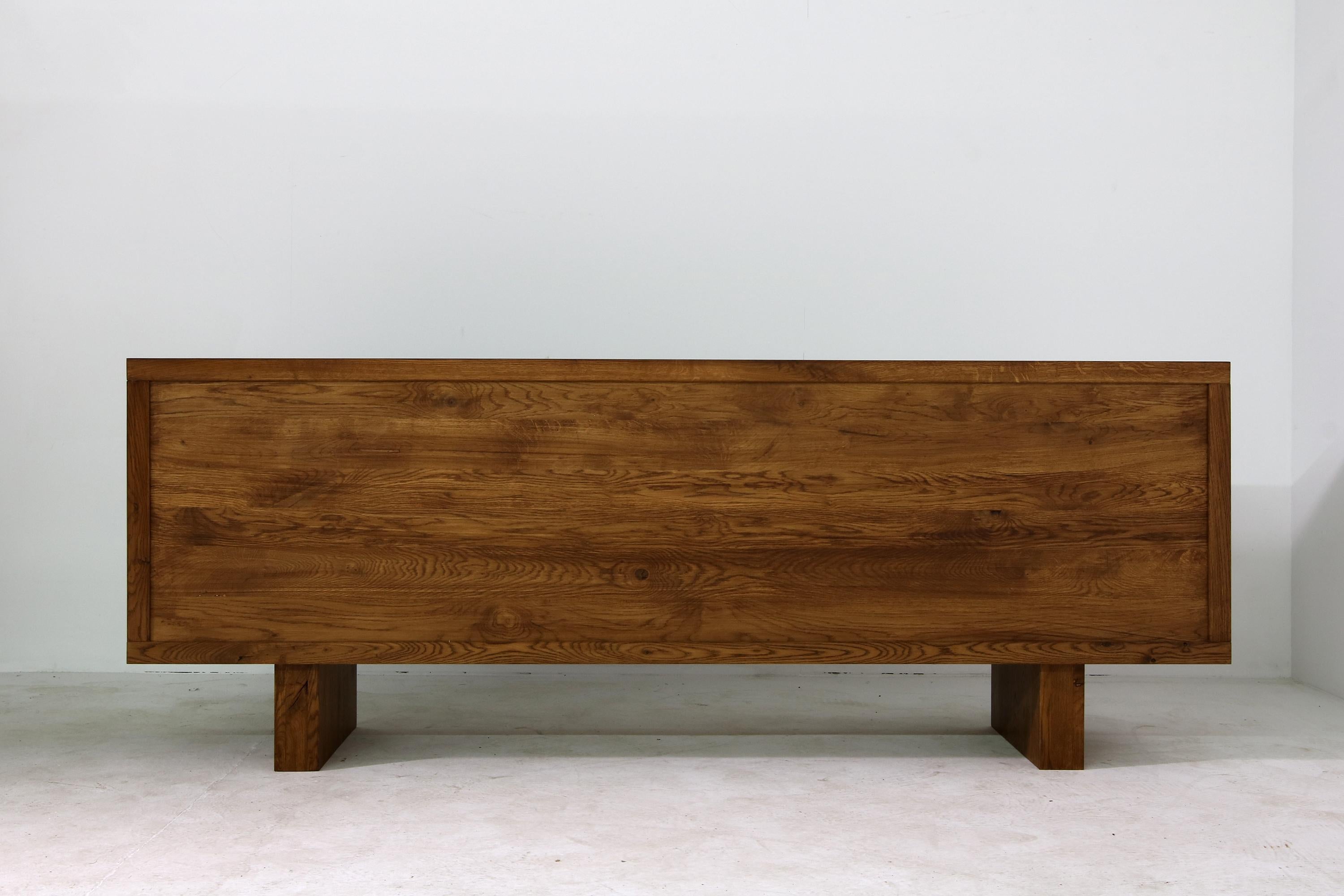 Modern Sideboard Mod. NL63 by Nathan Lindberg in Solid Oak, Contemporary 8