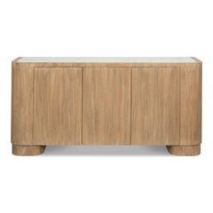 Modern Sideboard with Marble Top, 72 Inches