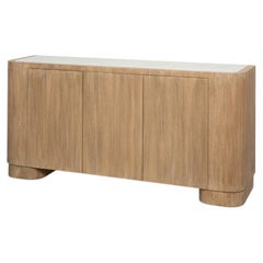 Modern Sideboard with Marble Top, 72 Inches
