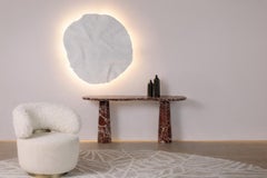 Table console moderne en marbre Silhueta, faite à la main au Portugal par Greenapple