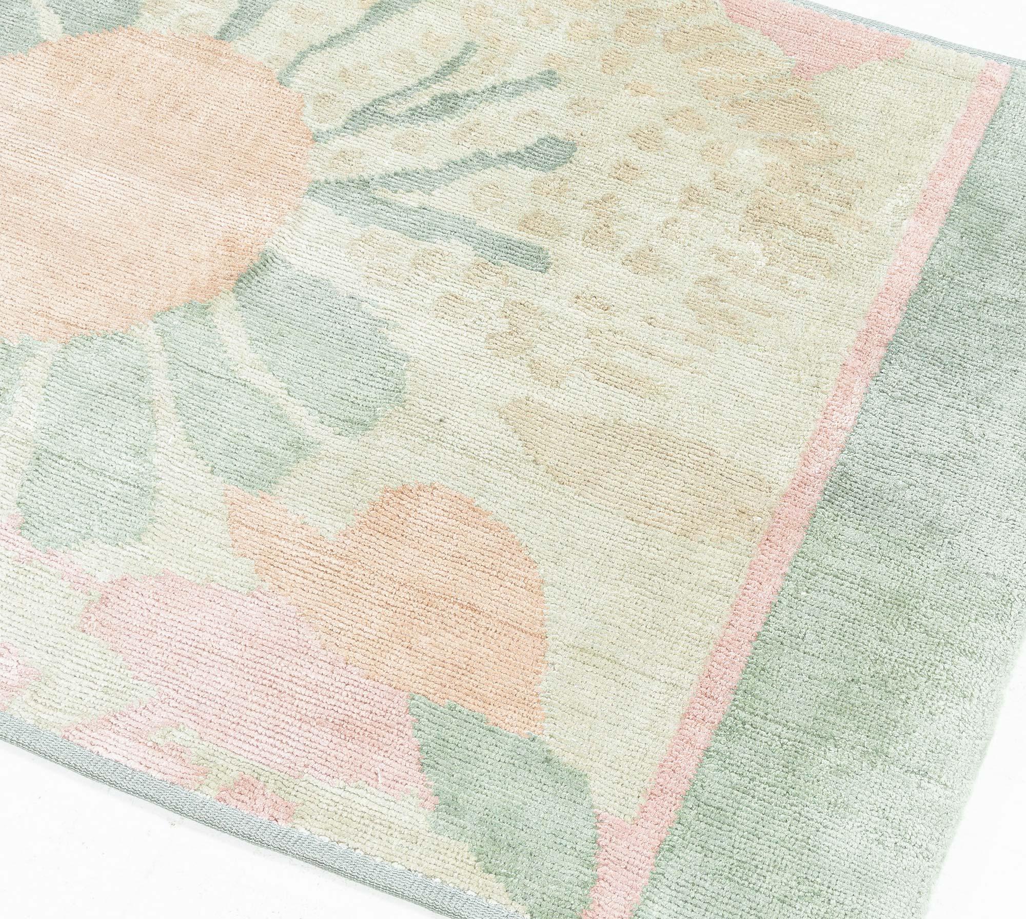 XXIe siècle et contemporain Chemin de table en soie moderne par Doris Leslie Blau en vente