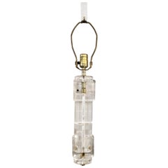 Modern Single Acrylic Lucite Wall Sconce, Late 20th Century