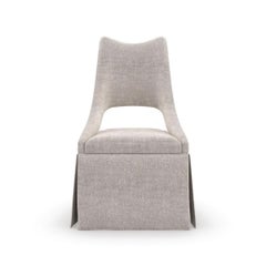 Modern Skirt Upholstered Accent Chair