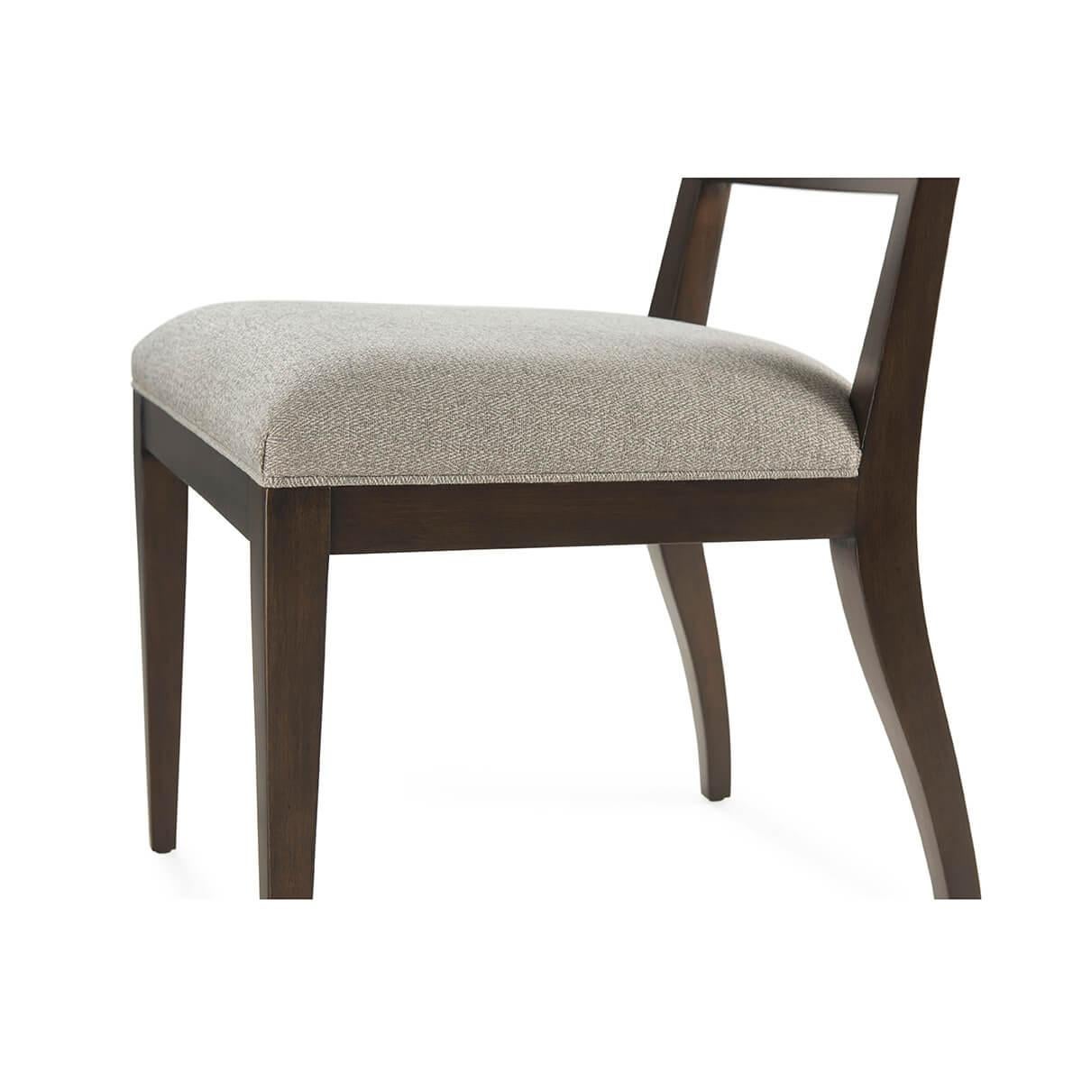 Modern Slatted Dining Side Chair im Zustand „Neu“ im Angebot in Westwood, NJ