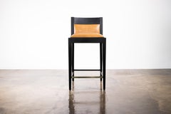 Modern Sleek Bar Stool in Argentine Rosewood from Costantini, Palermo Hollywood