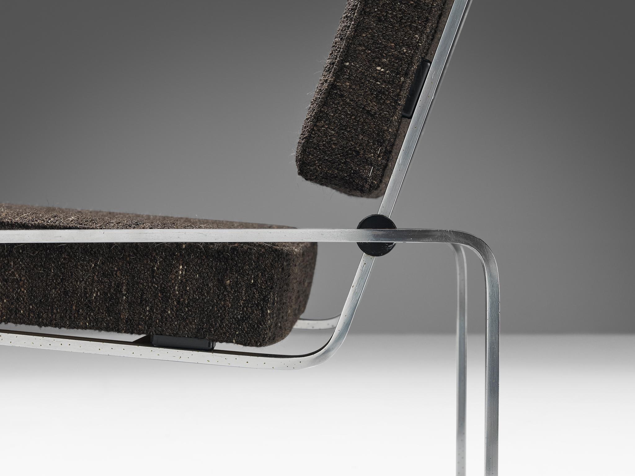 Elegante, leichte Stühle aus verchromtem Stahl  im Zustand „Gut“ im Angebot in Waalwijk, NL