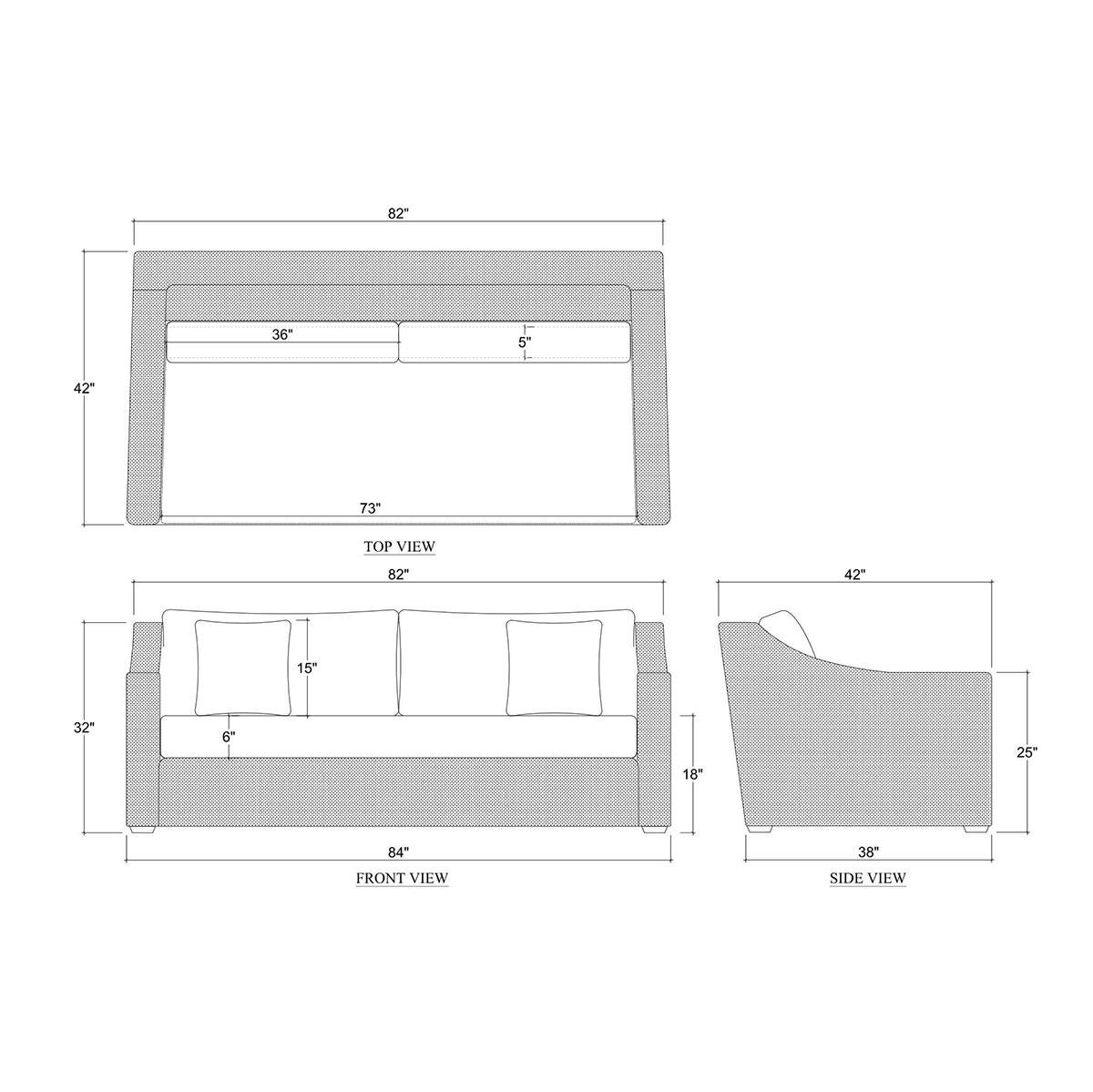 Canapé Slip Cover en vente 2